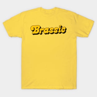 BRASSIC  /// Faded & Distressed Style Design T-Shirt